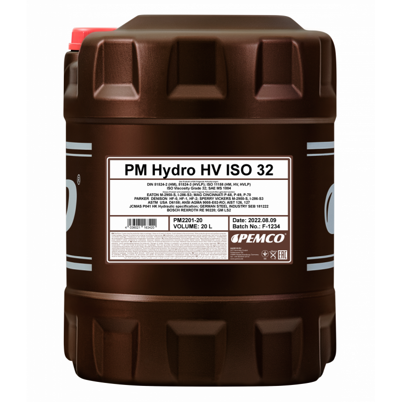 Масло гидравлическое PEMCO Hydro HV ISO 32