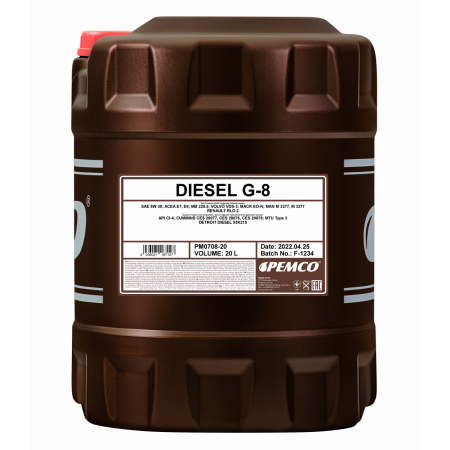 Масло моторное DIESEL G-8 PEMCO 5W-30 UHPD