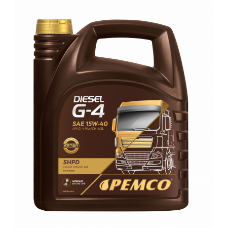 Масло моторное DIESEL G-4 PEMCO 15W-40 SHPD