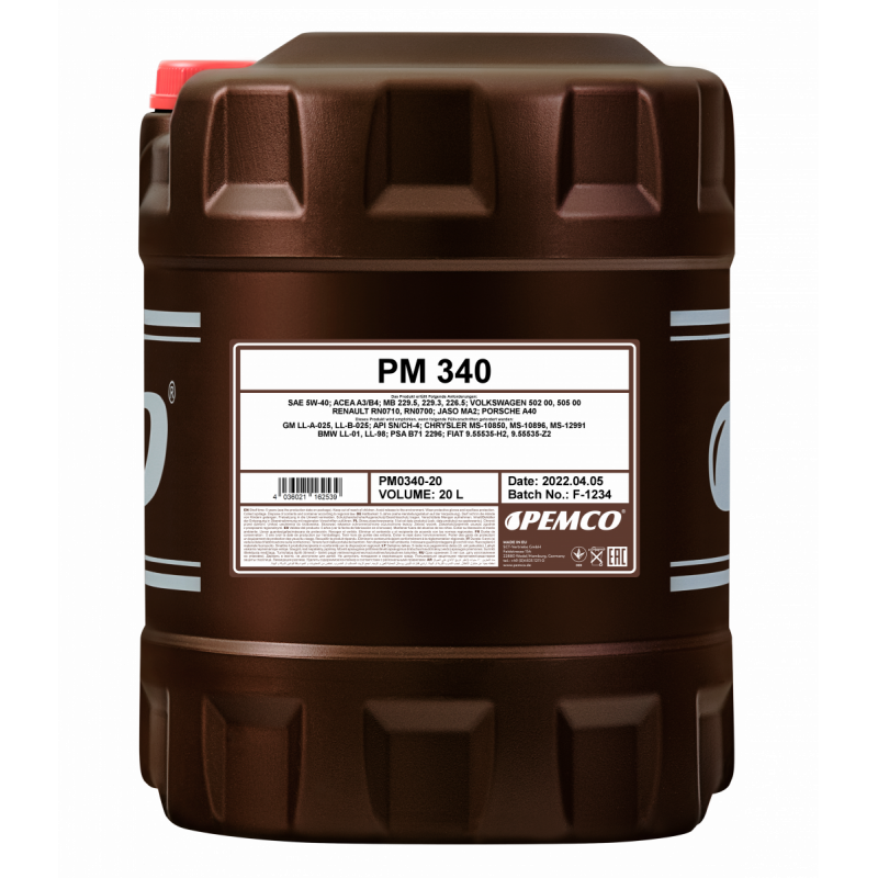 Масло моторное PEMCO 340 SAE 5W-40